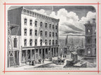 exceptionally rare 1873 merchants and manufacturers of chicago : being a complete history of our mercantile and manufacturing interests, and their progress since the fire : illustrated with upwards of one hundred fine wood engravings, printed with chas. e