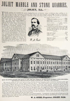 exceptionally rare 1873 merchants and manufacturers of chicago : being a complete history of our mercantile and manufacturing interests, and their progress since the fire : illustrated with upwards of one hundred fine wood engravings, printed with chas. e