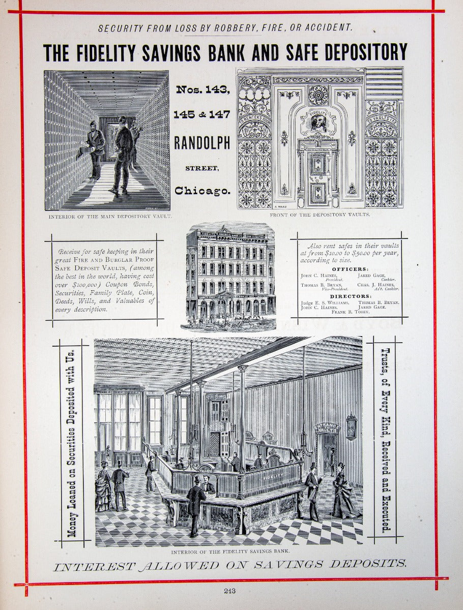 exceptionally rare 1873 merchants and manufacturers of chicago : being a complete history of our mercantile and manufacturing interests, and their progress since the fire : illustrated with upwards of one hundred fine wood engravings, printed with chas. e