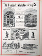 exceptionally rare 1873 merchants and manufacturers of chicago : being a complete history of our mercantile and manufacturing interests, and their progress since the fire : illustrated with upwards of one hundred fine wood engravings, printed with chas. e