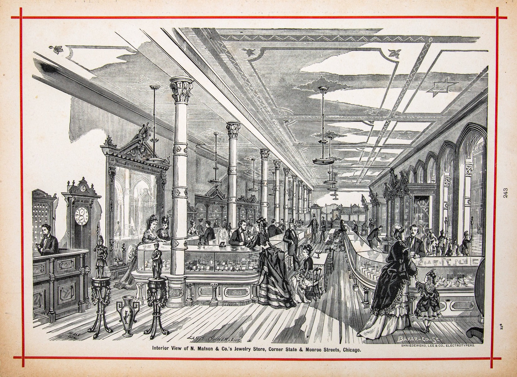 exceptionally rare 1873 merchants and manufacturers of chicago : being a complete history of our mercantile and manufacturing interests, and their progress since the fire : illustrated with upwards of one hundred fine wood engravings, printed with chas. e