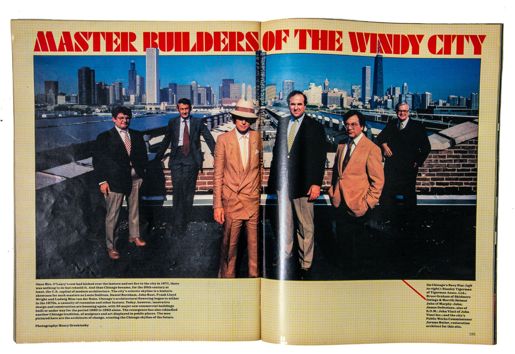 november 1981 life magazine issue on chicago's "master builders of the windy city"
