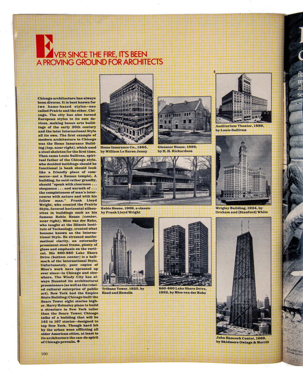 november 1981 life magazine issue on chicago's "master builders of the windy city"