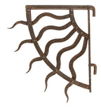 exceptional hand wrought and riveted wrought iron milwaukee mansion exterior gate ornament attributed to cyril colnik