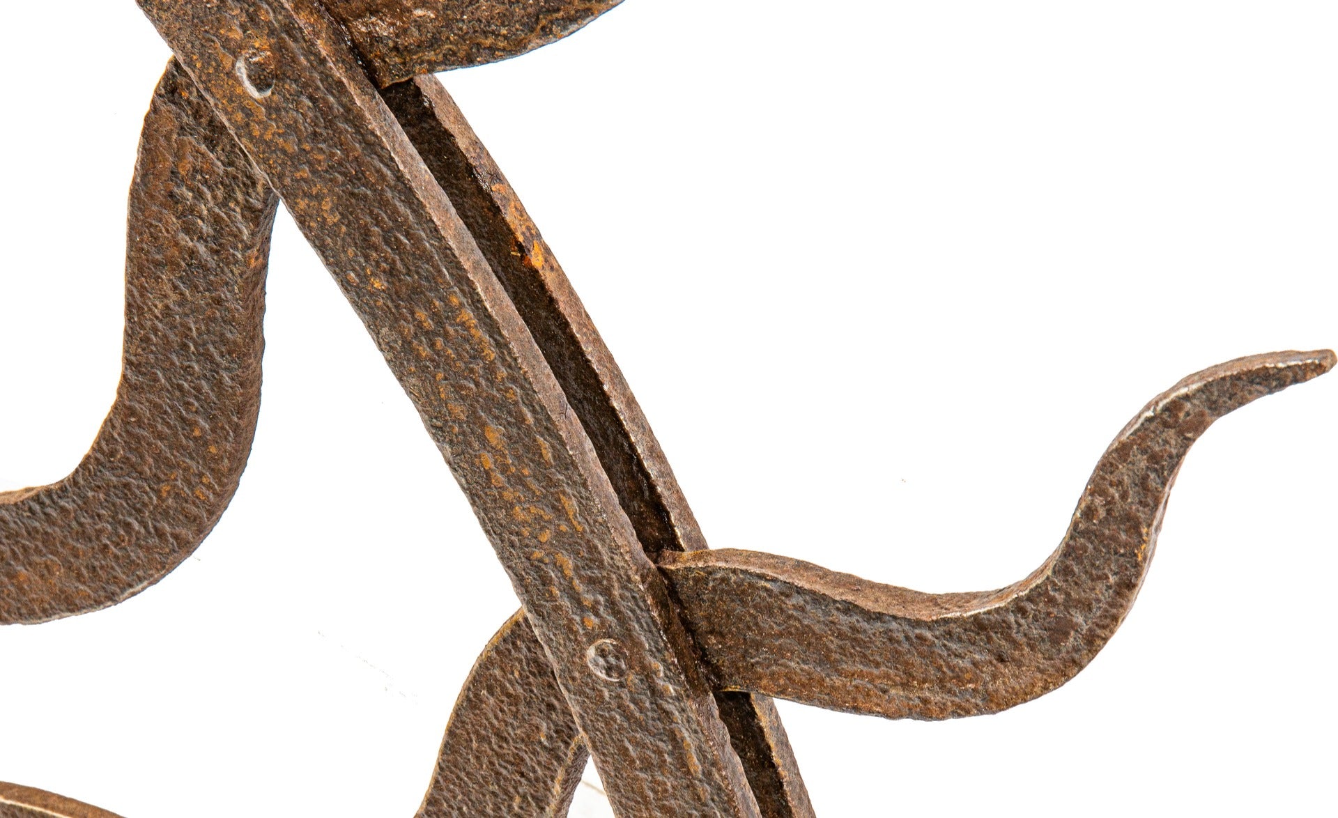 exceptional hand wrought and riveted wrought iron milwaukee mansion exterior gate ornament attributed to cyril colnik