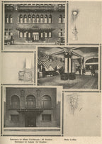 rare 1909 chicago athletic association building cherry circle hardbound anniversary issue