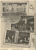 rare 1909 chicago athletic association building cherry circle hardbound anniversary issue