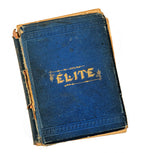 scrace hardbound  original 1886-87 the elite of chicago and its clubs directory with illustrations