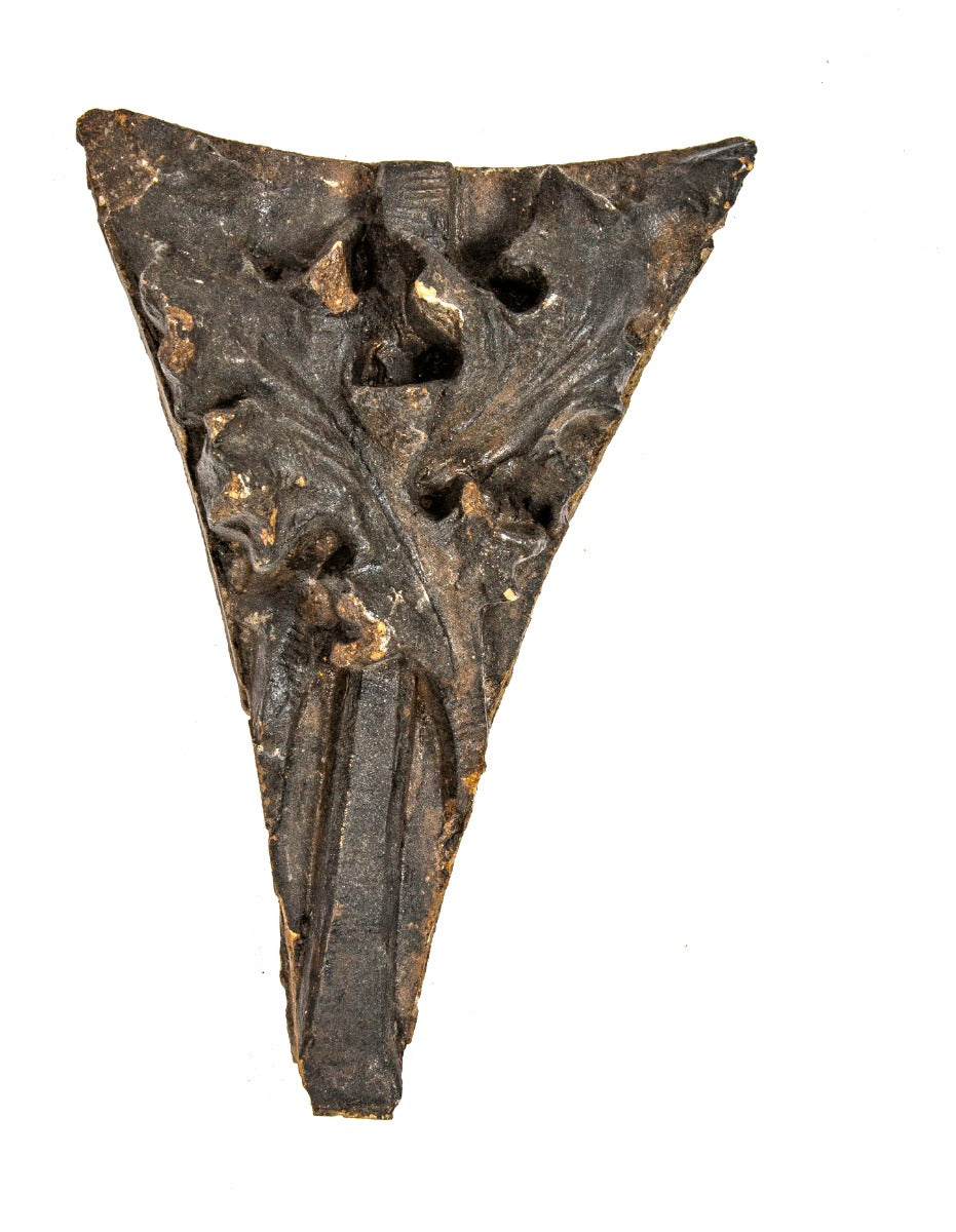 original 19th century louis h. sullivan-designed terra cotta schiller or garrick theater building ornament