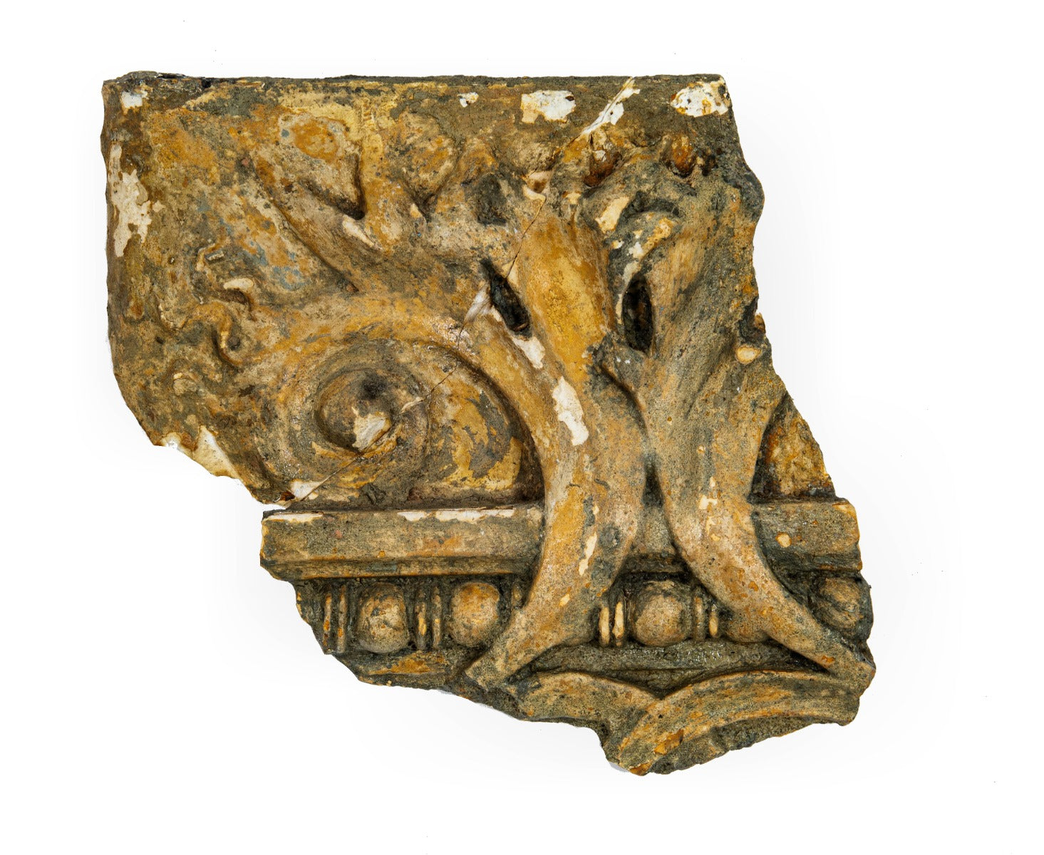 1888-90 original louis h. sullivan-designed cast plaster interior auditorium building salvaged chicago fragment