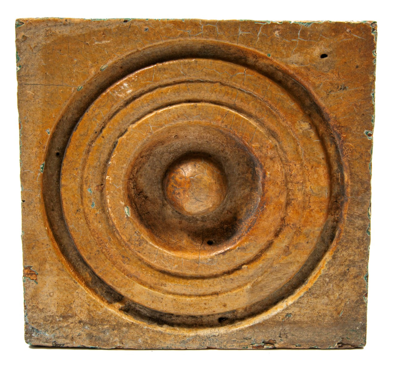 original 1881 custom-designed solid oak wood interior header block salvaged from adler and sullivan's s.a. maxwell building