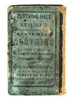 very rare 1852-53 largely intact udall and hopkins' chicago city directory omprising an alphabetical directory of the city, a map of the city, census of the city, a list of city, etc.