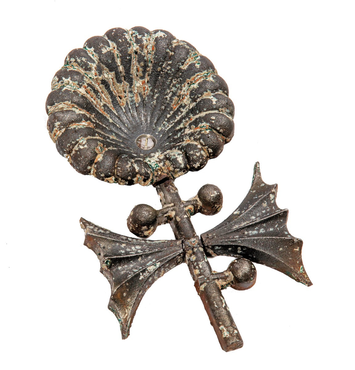 original 1881 louis h. sullivan-designed cast iron s.a. maxwell building exterior column ornament