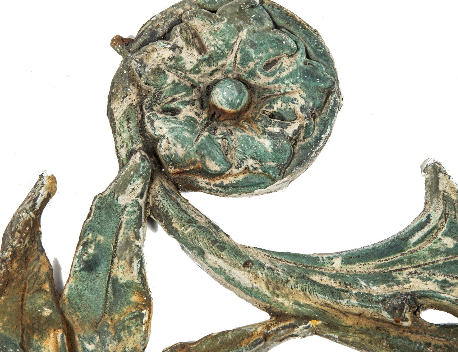 original historially important solon s. beman-designed cast iron and copper-wrapped roofline cresting fragment from prairie avenue kimball mansion