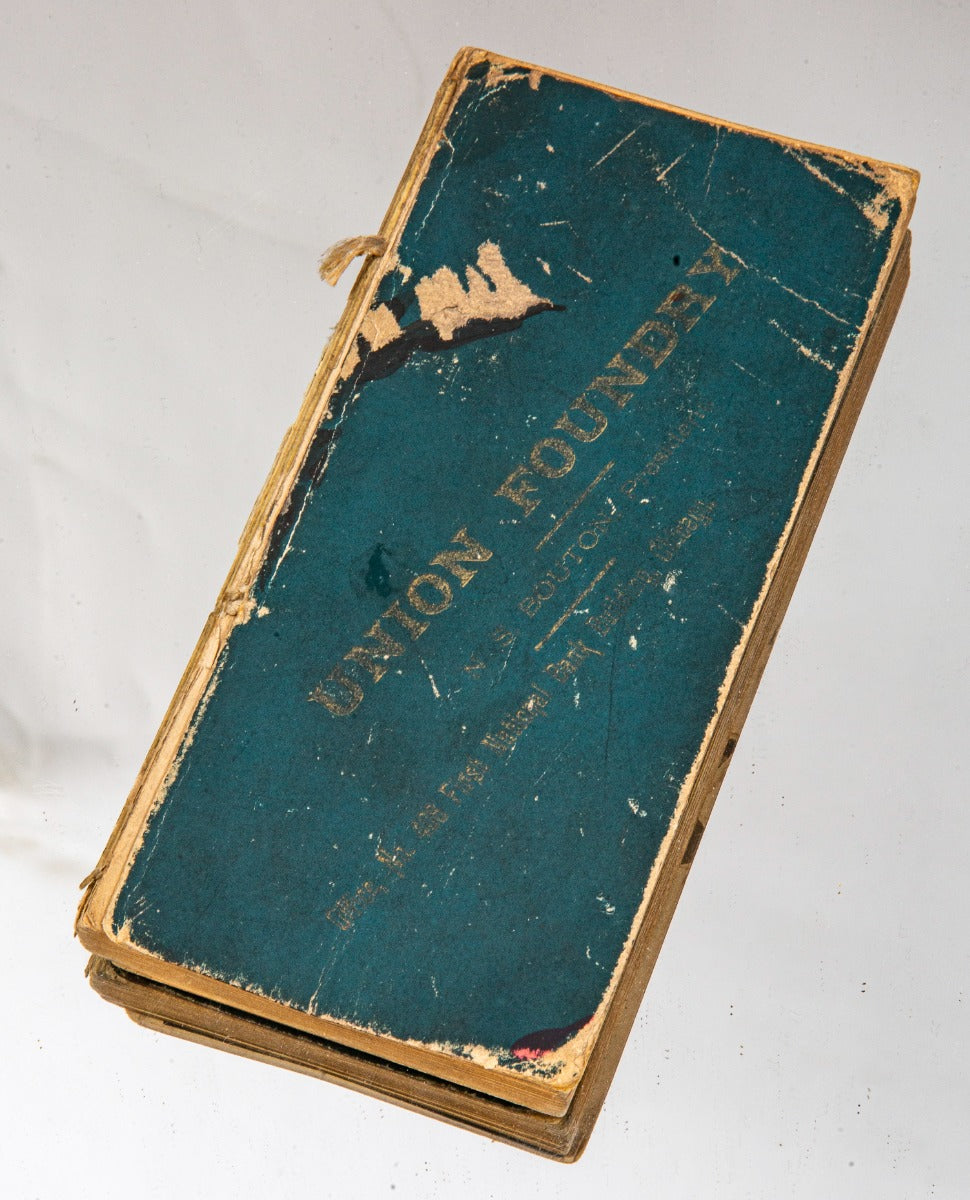 rare and highly sought after 1886 chicago-based union foundry company catalog with john edelamnn-designed ornament