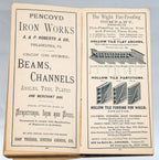 rare and highly sought after 1886 chicago-based union foundry company catalog with john edelamnn-designed ornament