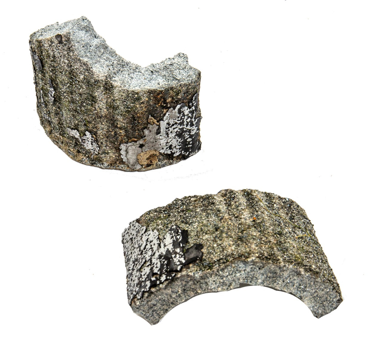 original salvaged hemacite concrete fragments from the unusual house of david hotel