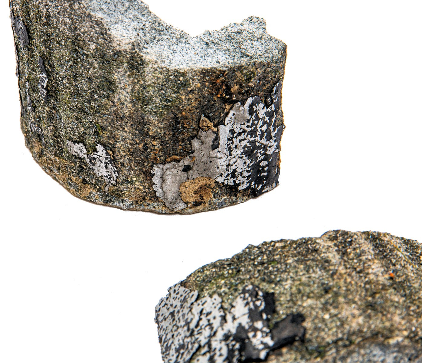 original salvaged hemacite concrete fragments from the unusual house of david hotel