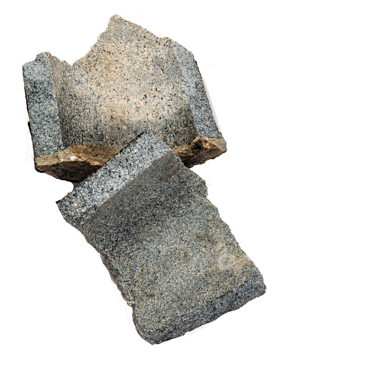 original salvaged hemacite concrete fragments from the unusual house of david hotel