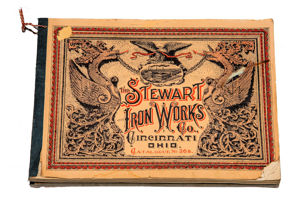 original softbound early 20th century stewart iron works company product catalog (no. 36b)
