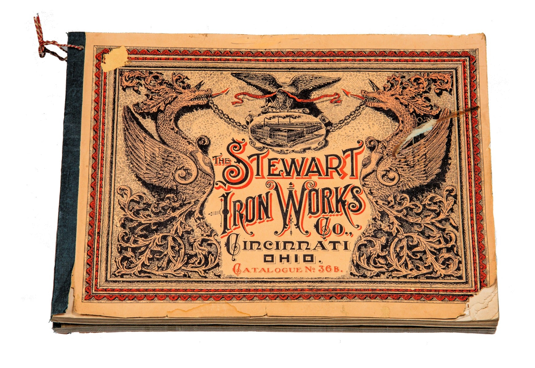 original softbound early 20th century stewart iron works company product catalog (no. 36b)