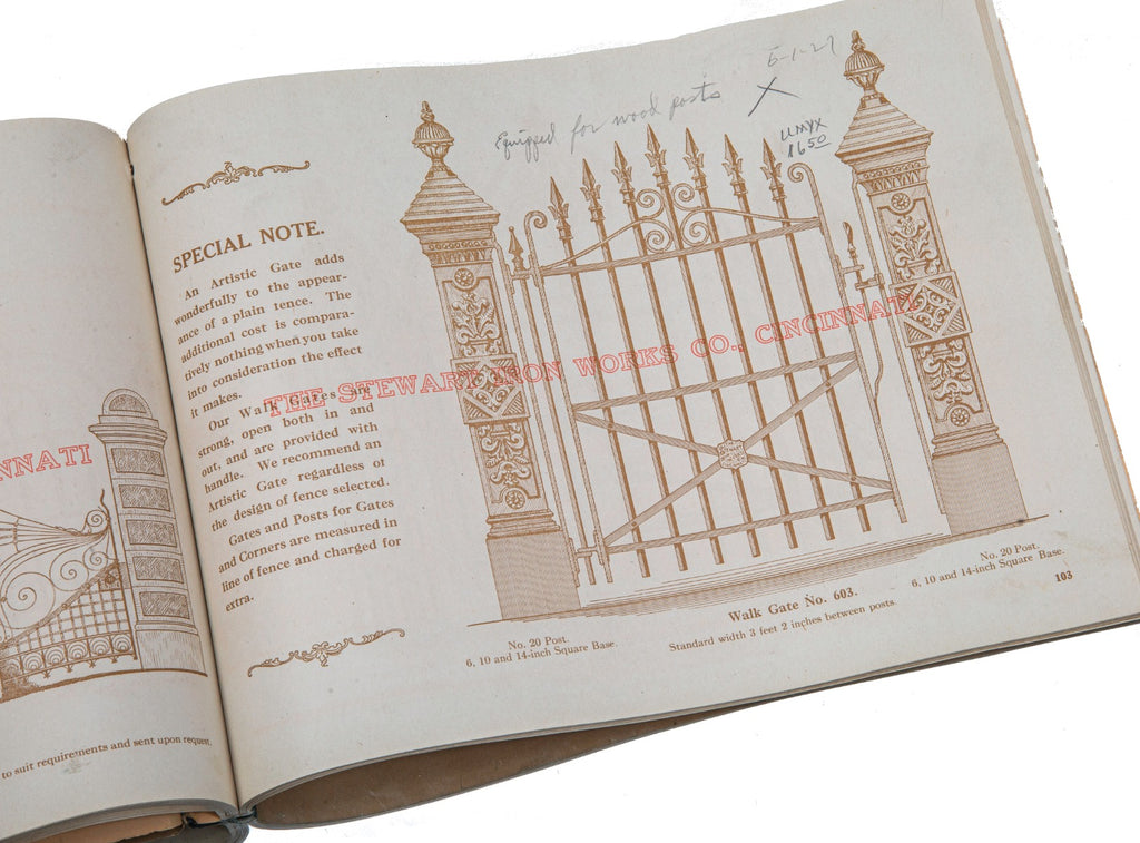 original softbound early 20th century stewart iron works company product catalog (no. 36b)