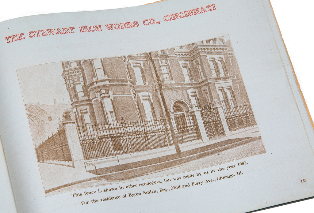 original softbound early 20th century stewart iron works company product catalog (no. 36b)
