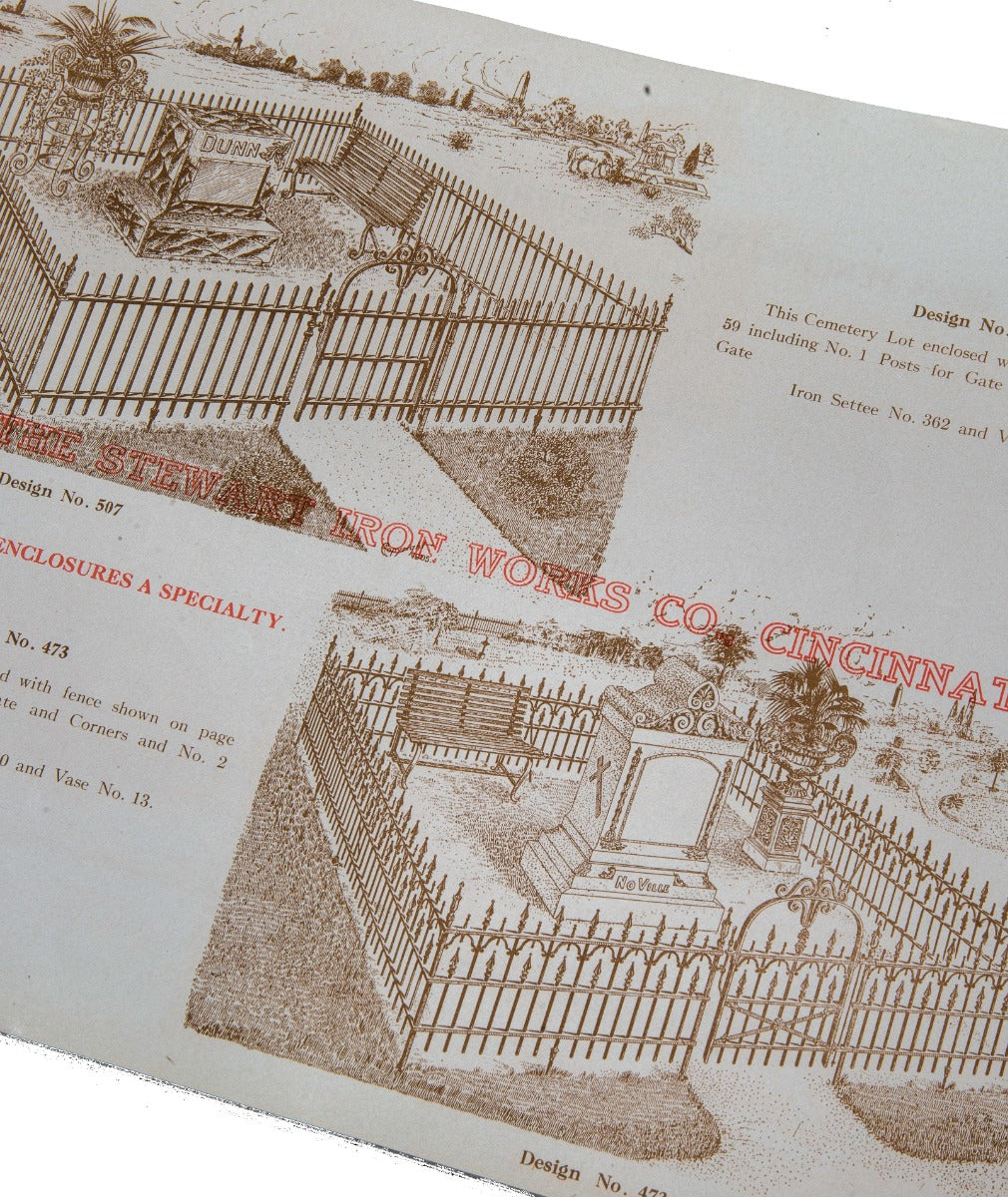 original softbound early 20th century stewart iron works company product catalog (no. 36b)