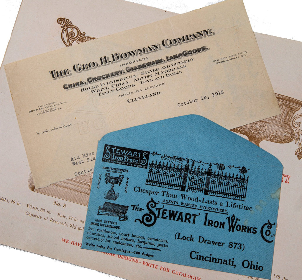 original softbound early 20th century stewart iron works company product catalog (no. 36b)