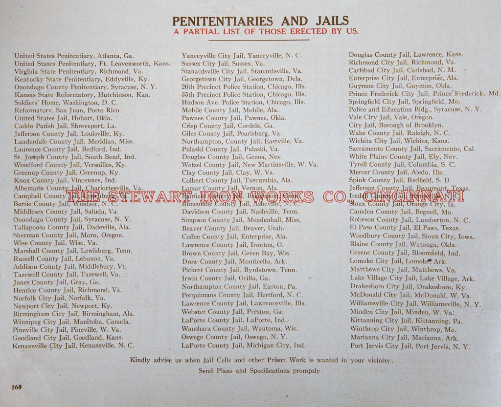 original softbound early 20th century stewart iron works company product catalog (no. 36b)