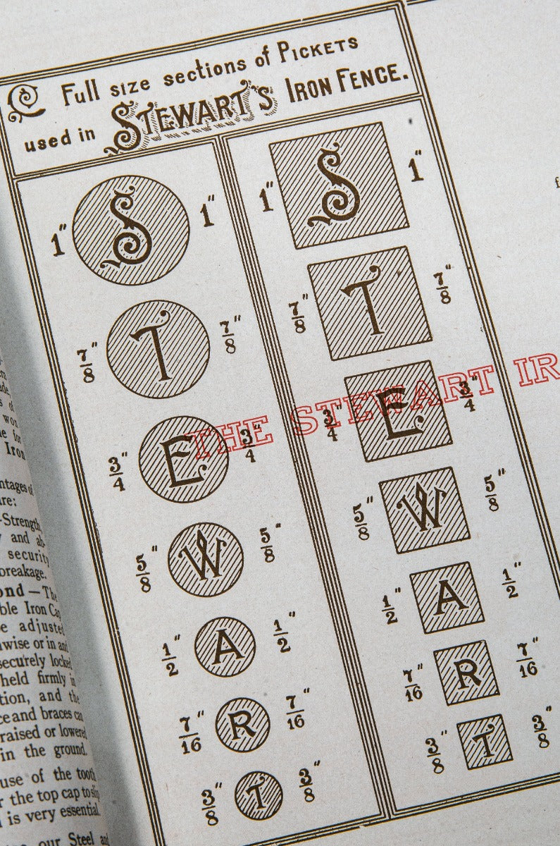 original softbound early 20th century stewart iron works company product catalog (no. 36b)