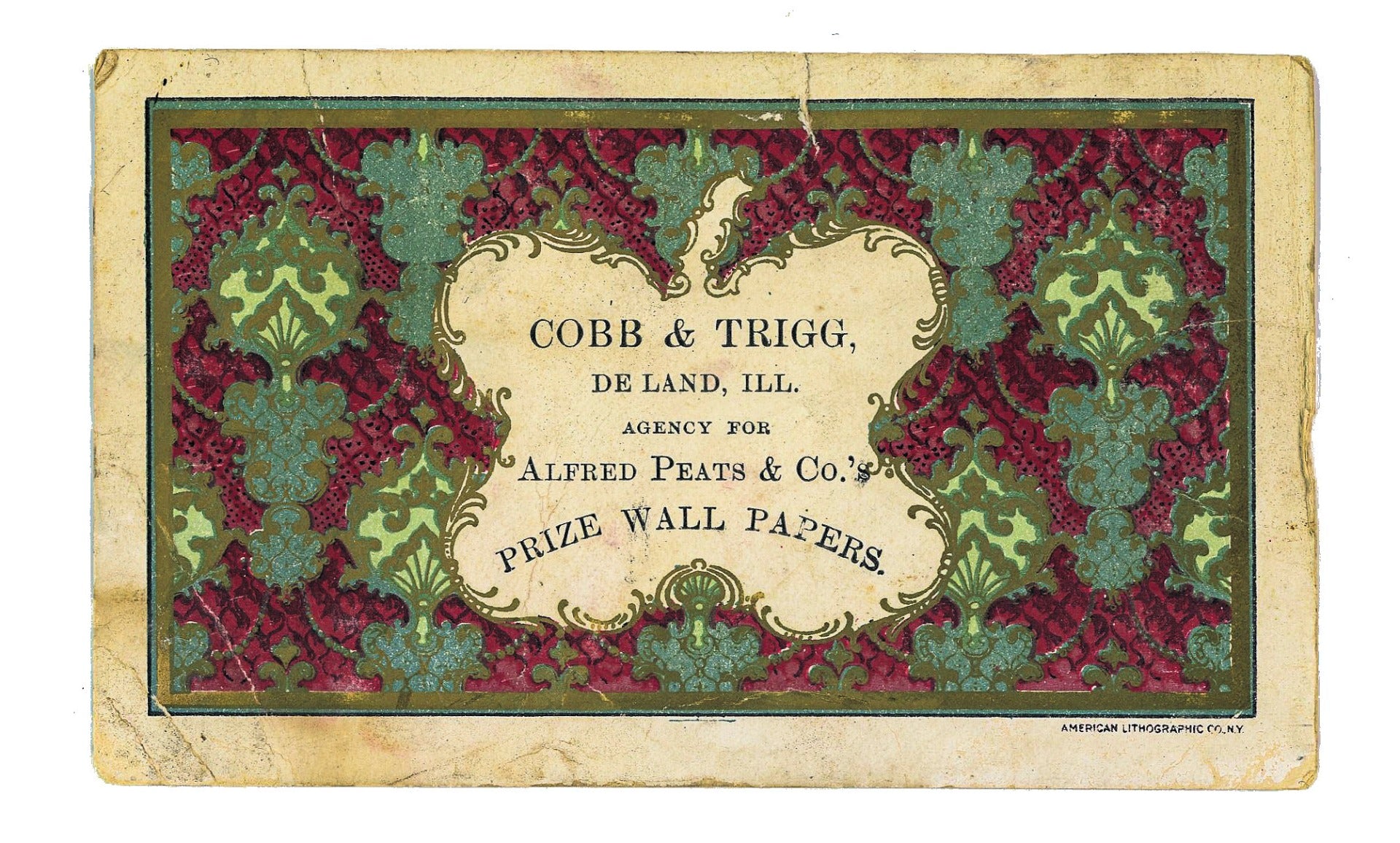 rare collection of original 19th and early 20th century residential and commerical building paint sample cards