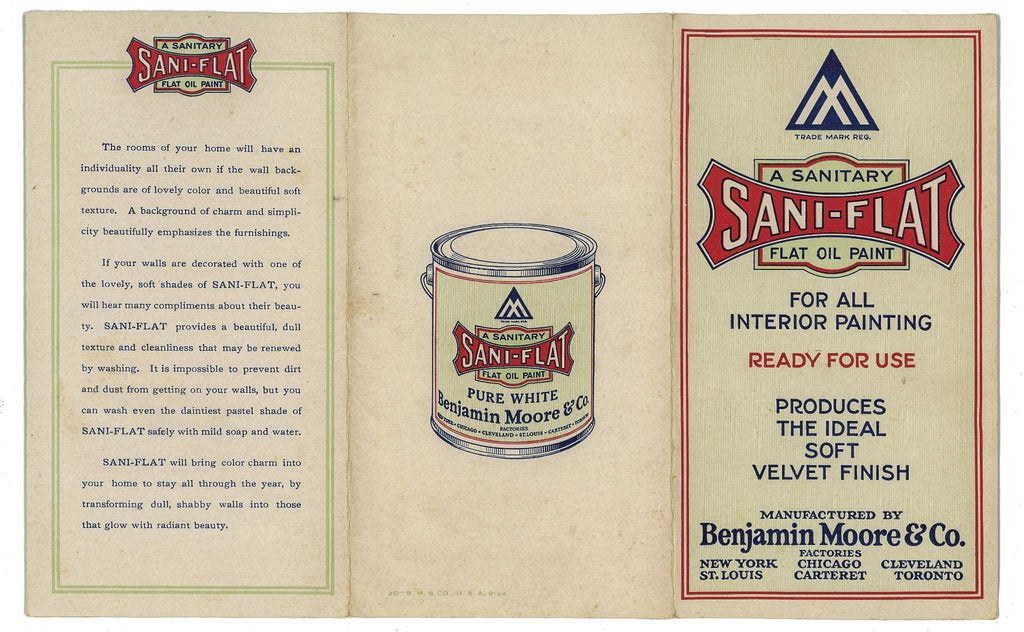 rare collection of original 19th and early 20th century residential and commerical building paint sample cards