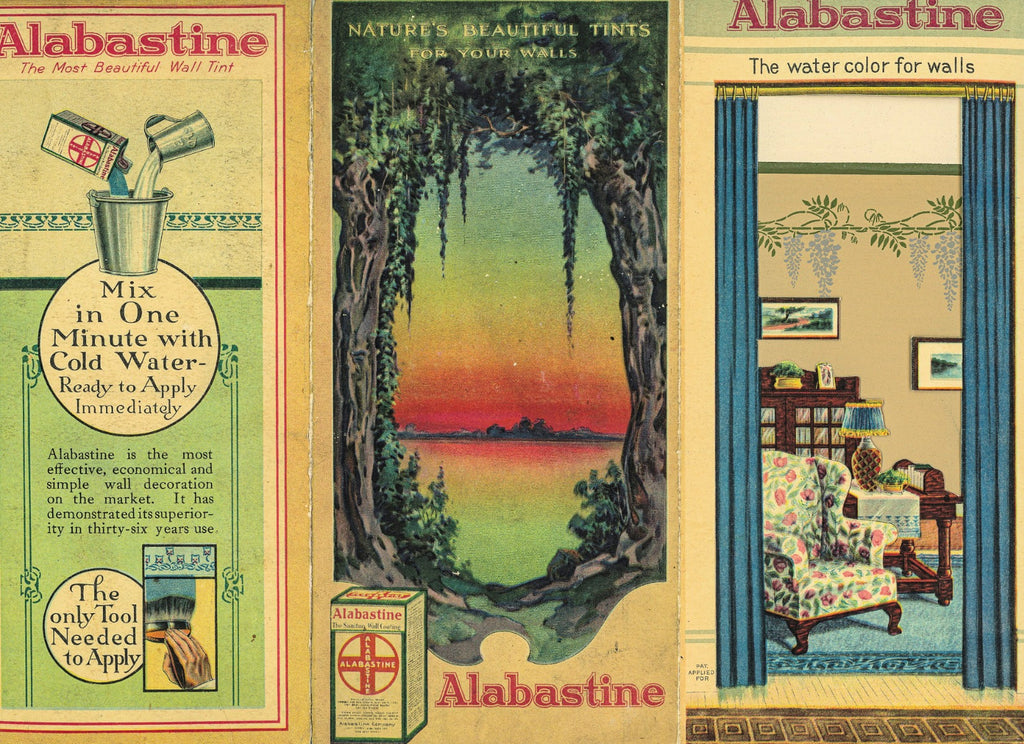 rare collection of original 19th and early 20th century residential and commerical building paint sample cards