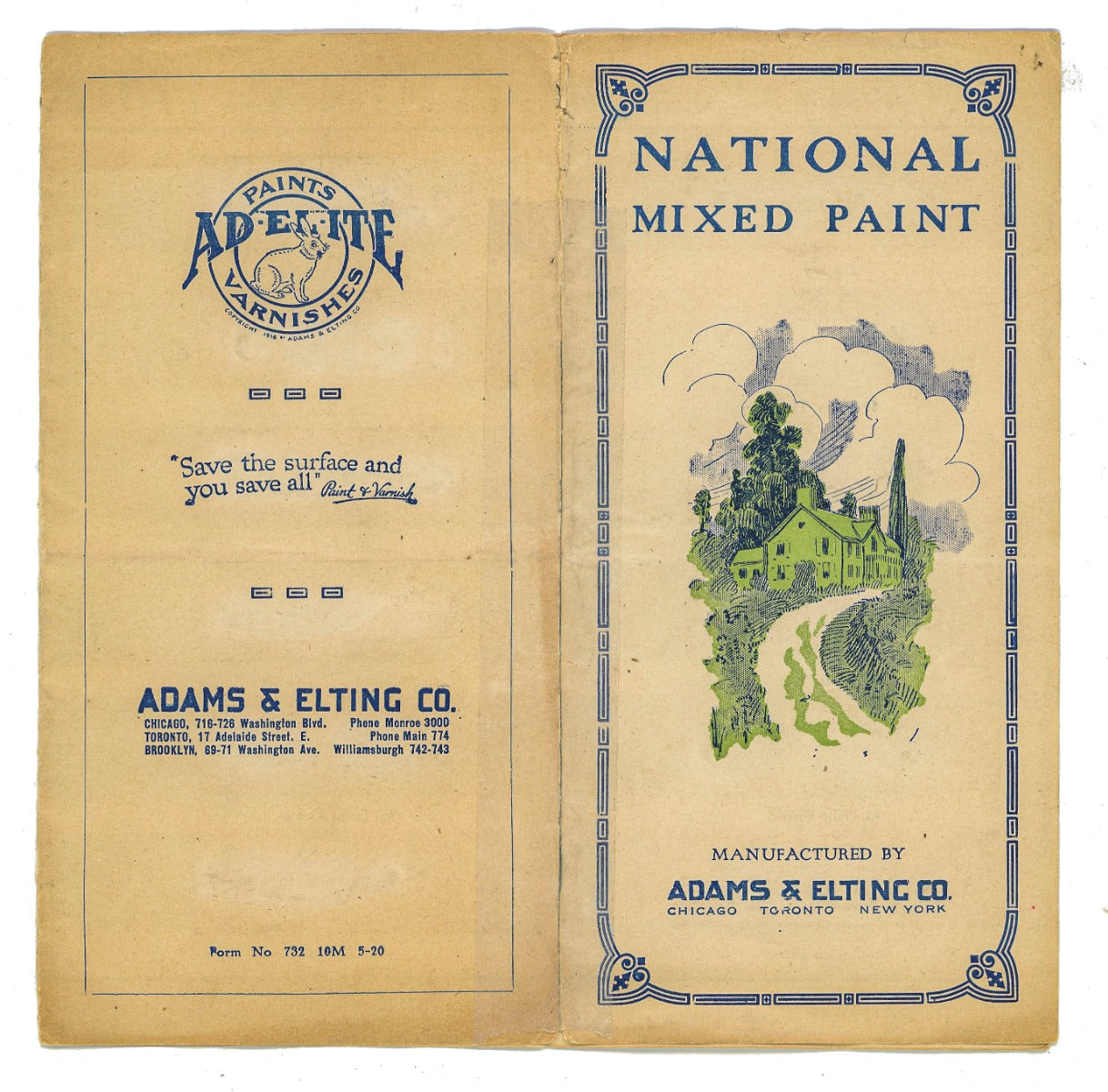 rare collection of original 19th and early 20th century residential and commerical building paint sample cards