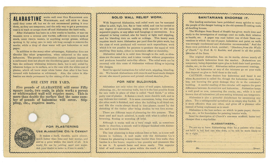 rare collection of original 19th and early 20th century residential and commerical building paint sample cards