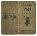 rare collection of original 19th and early 20th century residential and commerical building paint sample cards