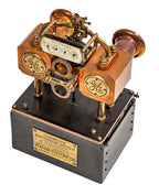 museum quality early 20th century 2000 amp direct current thomson watthour recording meter from pope building in chicago's printer's row
