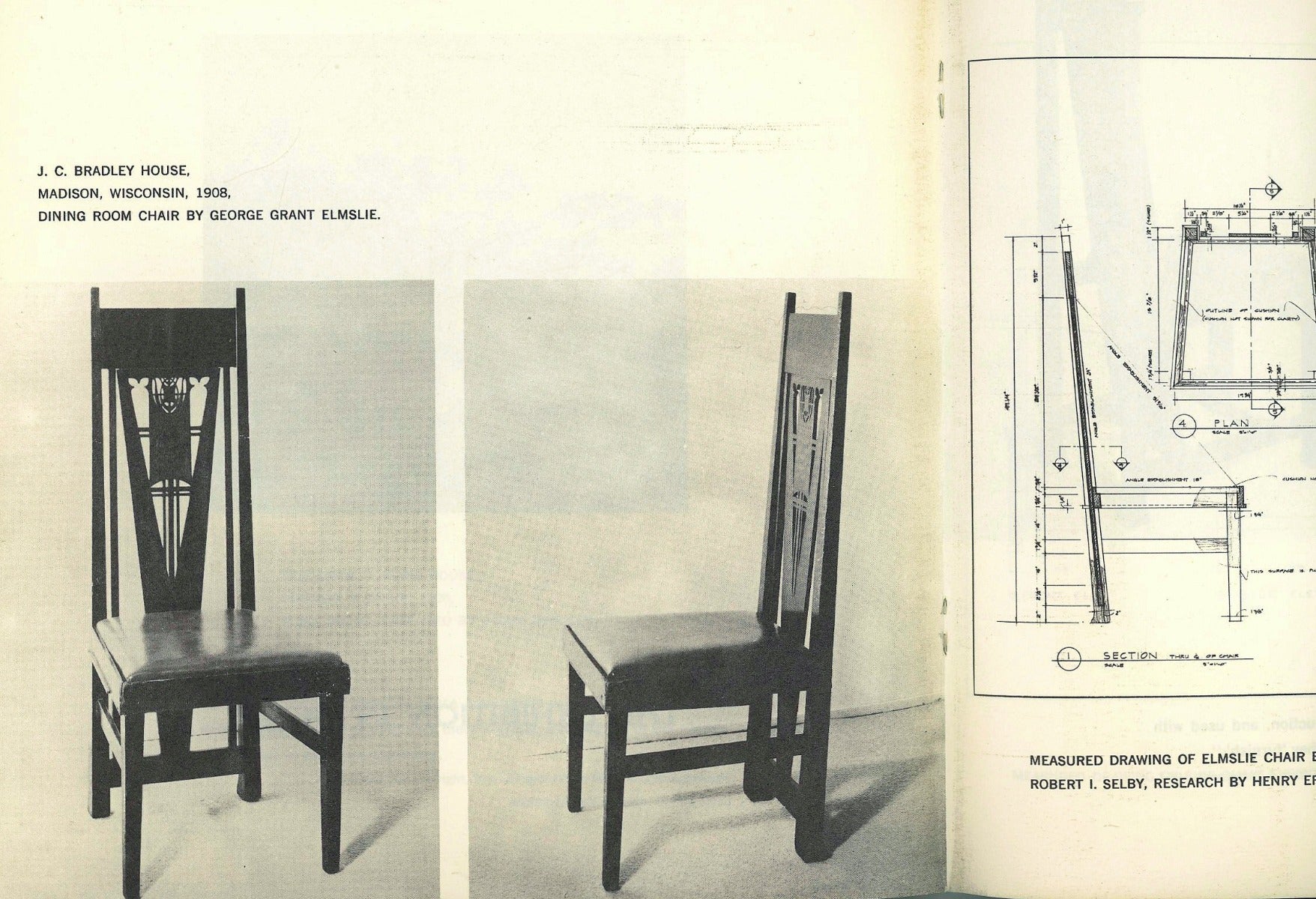 rare 1965 exhibition catalog or booklet for frank lloyd wright's vision and legacy exhibition at university of illinois