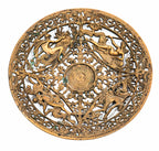 original late 19th or early 20th century yale and town hardware company salesman sample bronze card tray