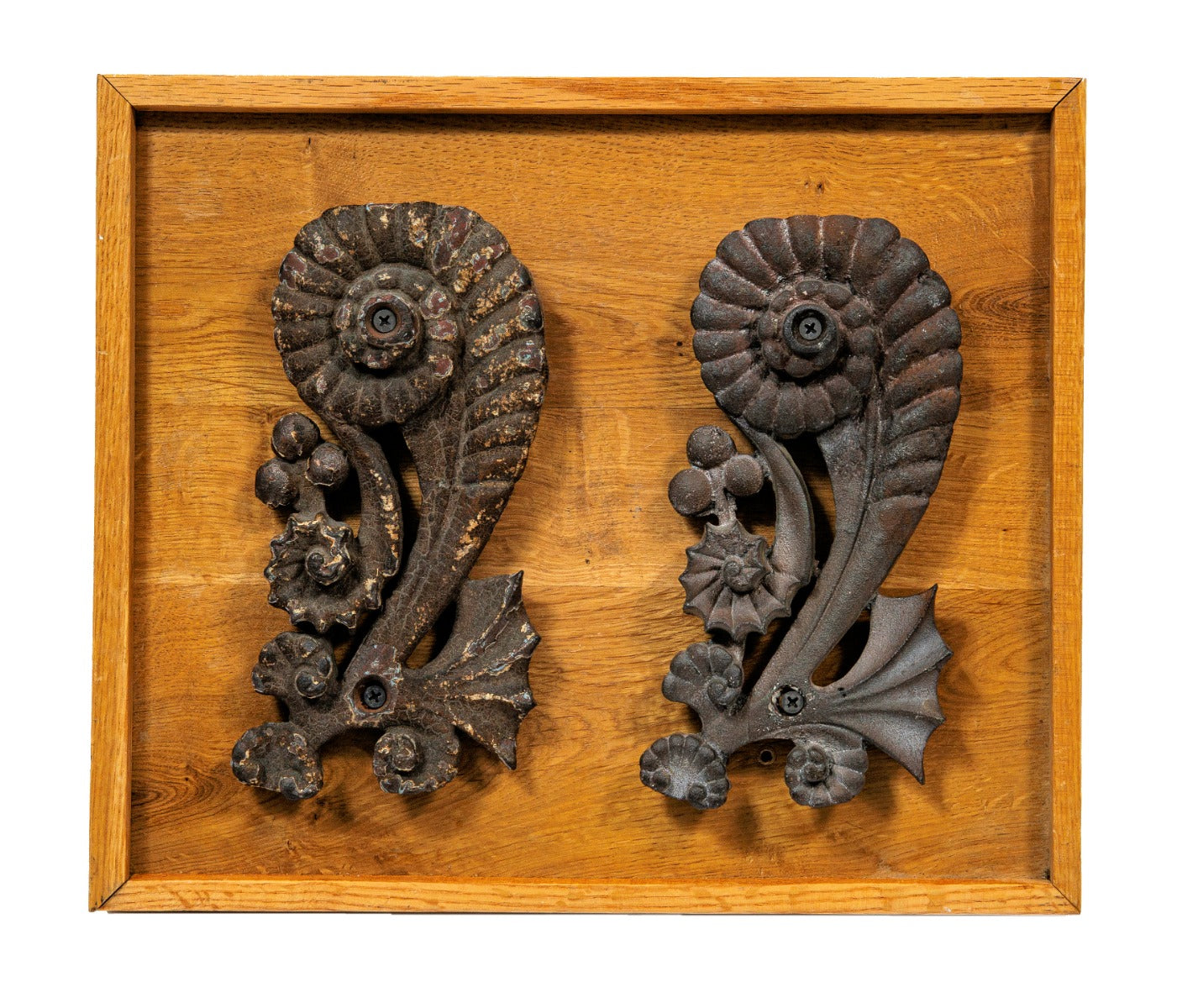 original 1881 louis h. sullivan-designed cast iron exterior s.a. maxwell or jewelers' building column ornament