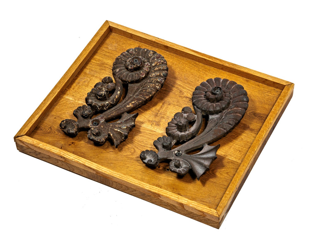 original 1881 louis h. sullivan-designed cast iron exterior s.a. maxwell or jewelers' building column ornament