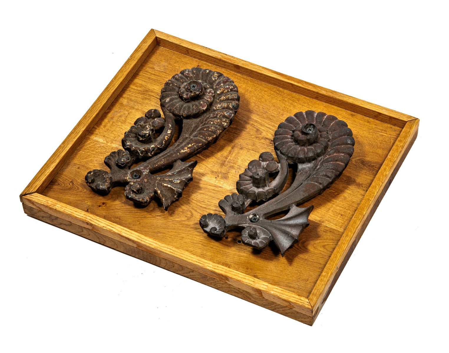 original 1881 louis h. sullivan-designed cast iron exterior s.a. maxwell or jewelers' building column ornament