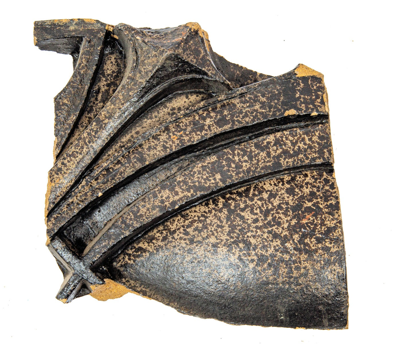 original hugh garden-designed terra cotta fragment salvaged from 1907 michael reese hospital