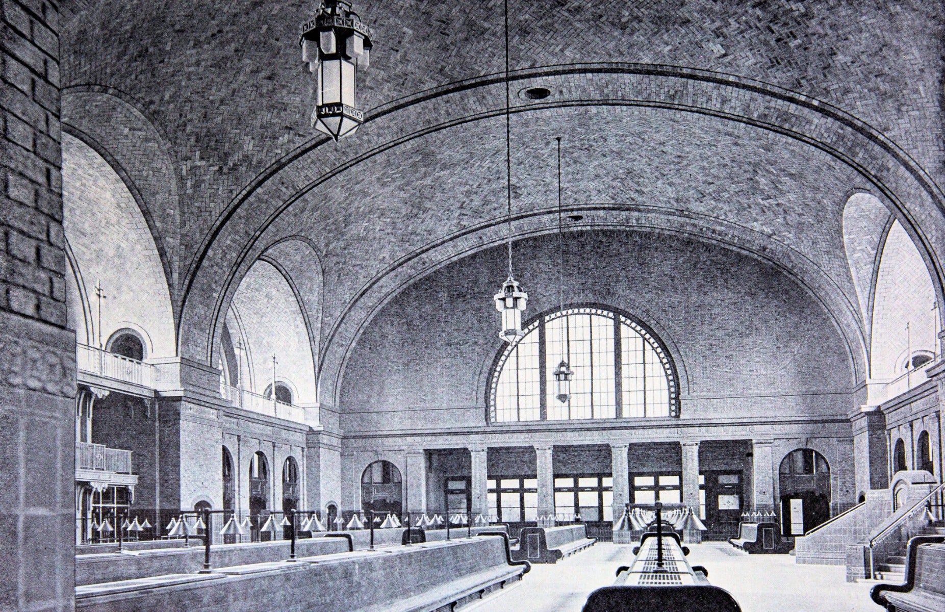 exceptionally rare claude bragdon-designed polychromed glazed gruby tile salvaged from the new york central train station in new york