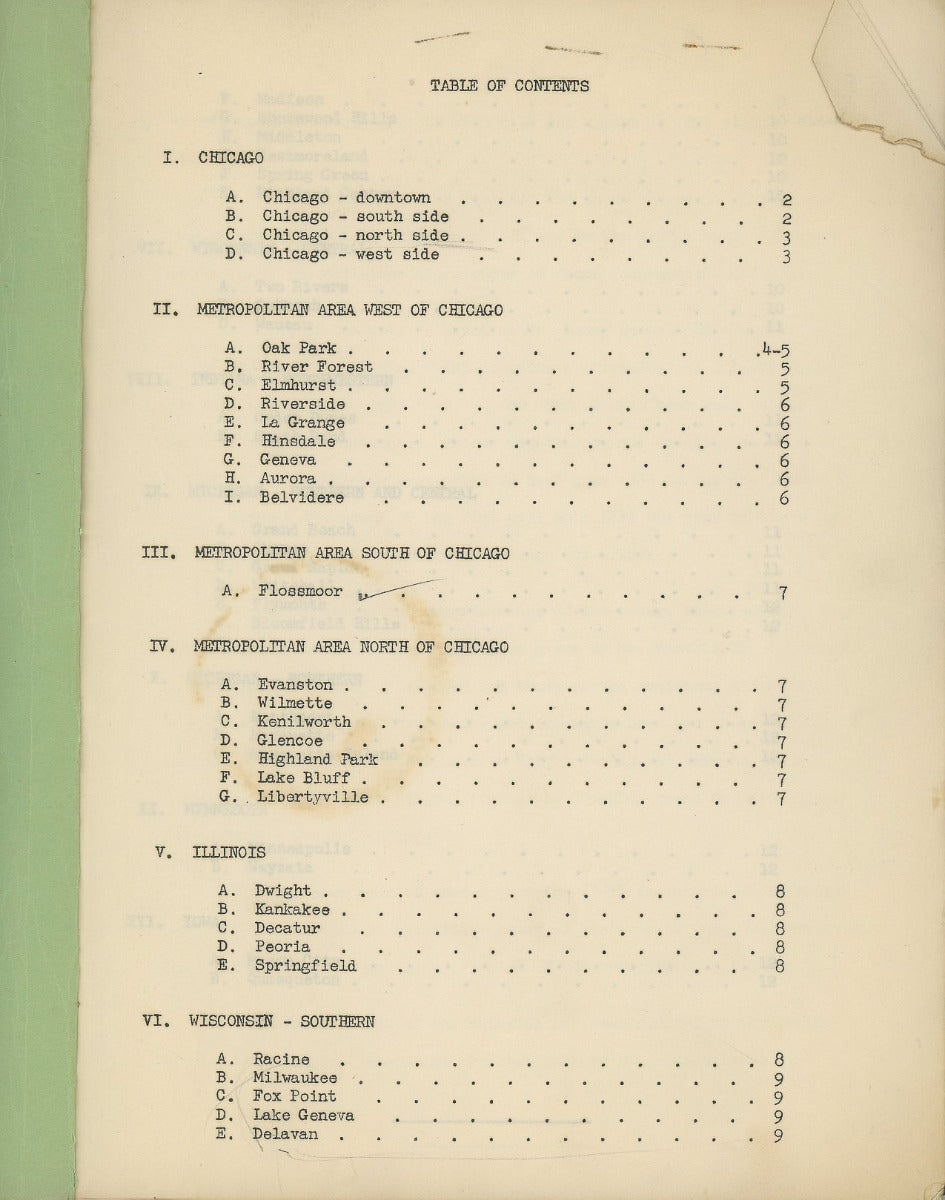 1949 buildings by frank lloyd wright in six middle western states