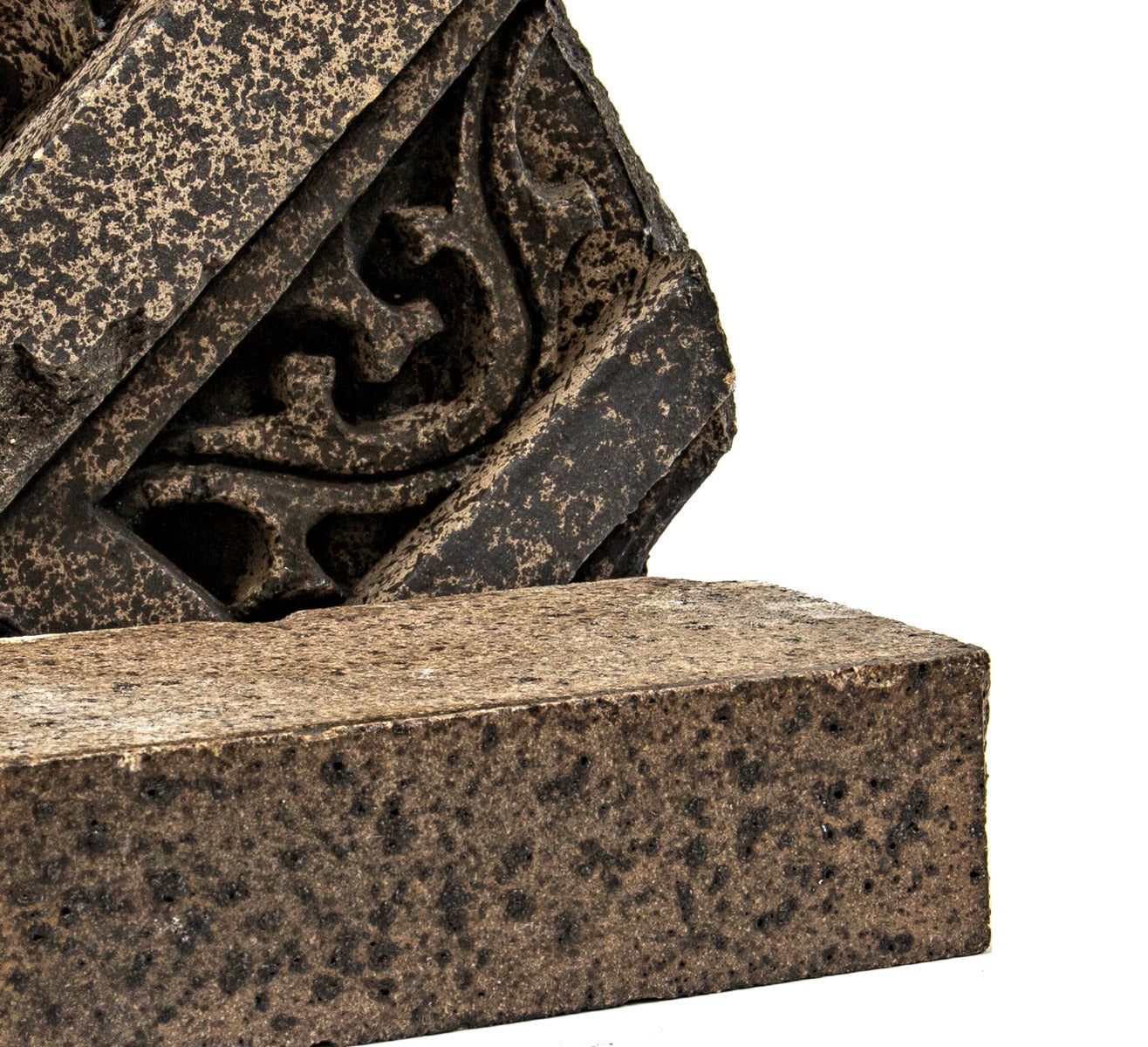 original hugh garden-designed 1907-8 exterior michael reese hospital speckled terra cotta spandrel and face brick