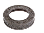 original 1892 exterior cast iron adler and sullivan meyer loft building column ring with unusual design
