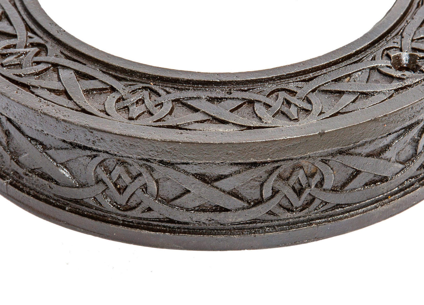 original 1892 exterior cast iron adler and sullivan meyer loft building column ring with unusual design