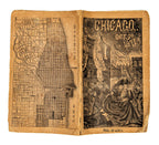 exceptionally rare 1871 "great fire of chicago" softbound illustrated book published by barclay and company